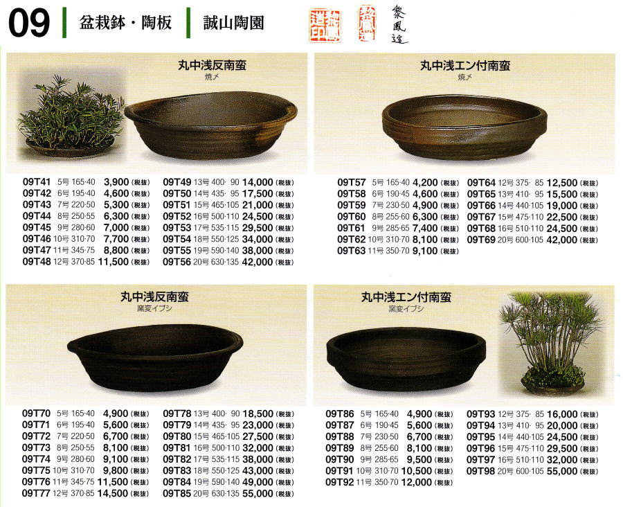 植木鉢 陶器 常滑焼 【鴻陽陶園】長角切立反形盆栽鉢(15号_生子